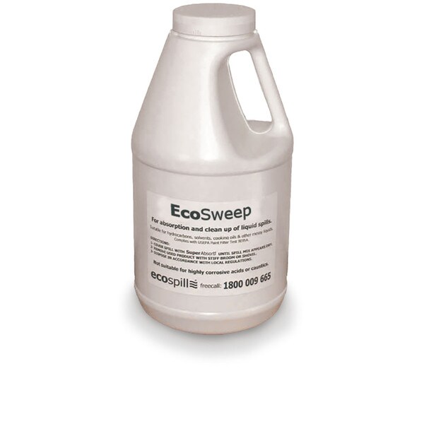 SAJ2.5 EcoSweep BioActive Absorbent 2kg in Jug | Super Absorbent Powder | EcoSweep Absorbent | Fuel and Oil Absorbents | hydrocarbon spills | spill clean up | fuel oil spill clean up | Ecospill | Spi